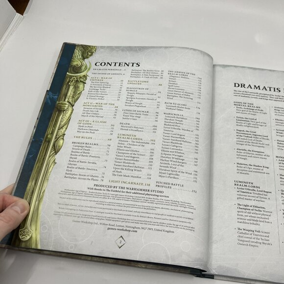 Warhammer Age of Sigmar: Broken Realms Teclis Hardcover Book - Picture 7 of 8